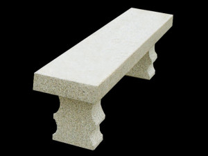 G007---Granite-bench-wihout-backrest---with-design-base206