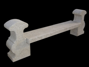 G010---Granite-bench-wihout-backrest---with-sculpture409