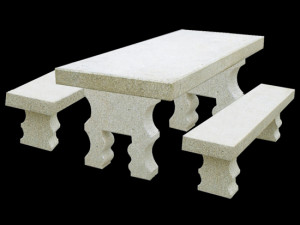 G017---Granite-Rectangular-table-and-benches17
