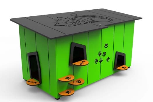ULG-SHL-001 - Multi-Entry Cat Colony Shelter — image 1
