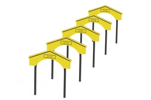 ULG-PPE-007 - Dog House Agility Hurdle Set — image 1