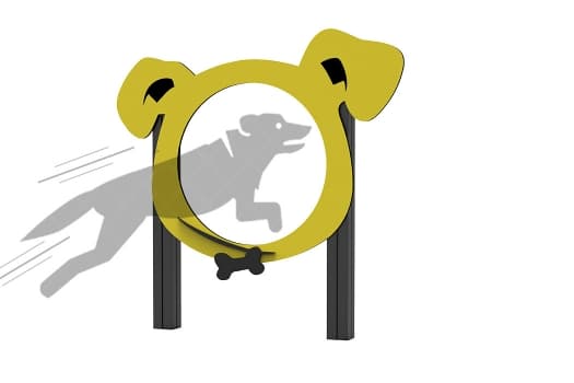 ULG-PPE-010 - Dog-Eared Agility Hoop Jump — image 1