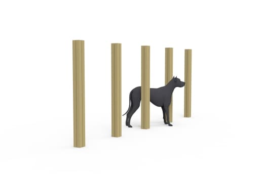 ULG-PPE-017 - Timber Agility Weave Poles Set — image 1