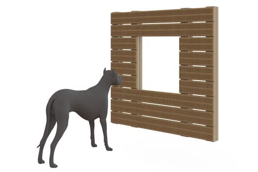 ULG-PPE-019 - Timber Dog Agility Wall Jump — image 1