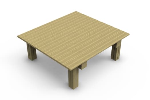 ULG-PPE-022 - Timber Dog Agility Pause Table — image 1