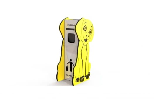ULG-PWB-014 - Dog-Shaped Pet Waste Bin — image 1